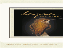 Tablet Screenshot of legoebaywinery.com